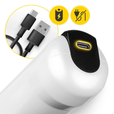 Elektrická masážní baňka proti celulitidě PRO bílá