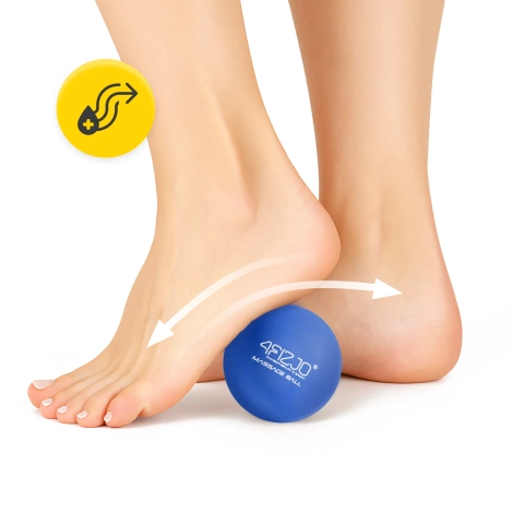 Masážní míček Lacrosse Massage Ball modrý