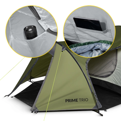 Turistický stan pro tři PRIME TRIO MOUNTAIN GOAT