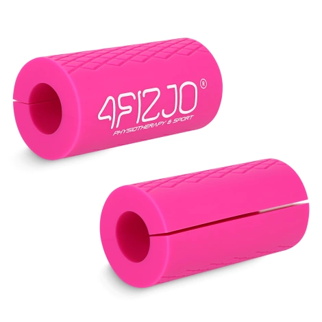 Úchyty na vzpěračskou tyč růžové