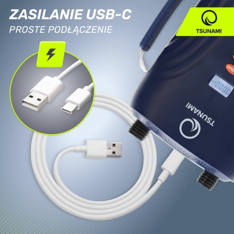 Elektrická pumpa na paddleboard s akumulátorem SUP TSUNAMI