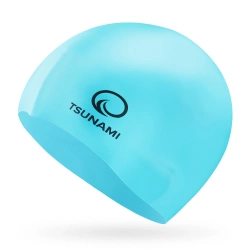 Dětská plavecká čepice TSUNAMI modrá