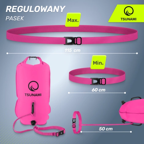 Nafukovací záchranná bójka + Suchá kapsa 2v1 TSUNAMI