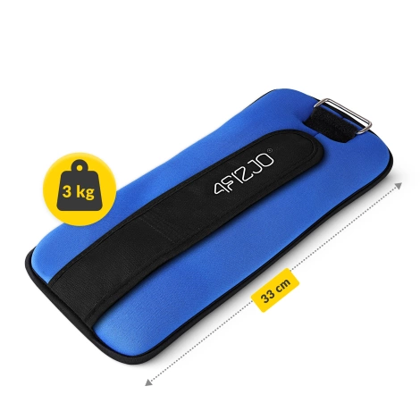 Zátěže na kotníky a zápěstí 2 x 3 kg