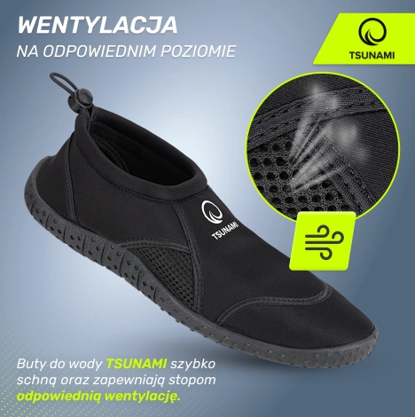 Boty do vody TSUNAMI Slip-on velikost 34