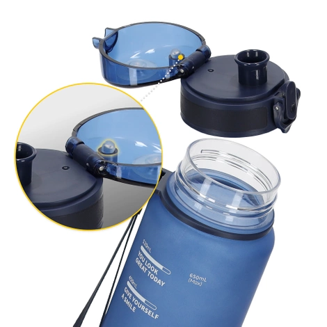 Sportovní láhev na vodu 650 ml modrá