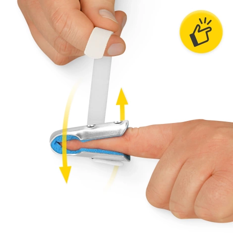 Duralová dlaha pro fixaci prstu MED S