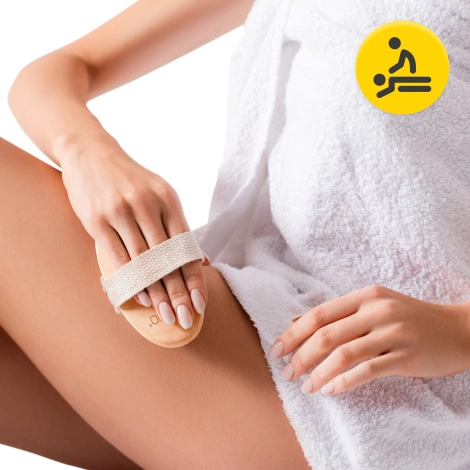 Masážní kartáč na tělo na sucho