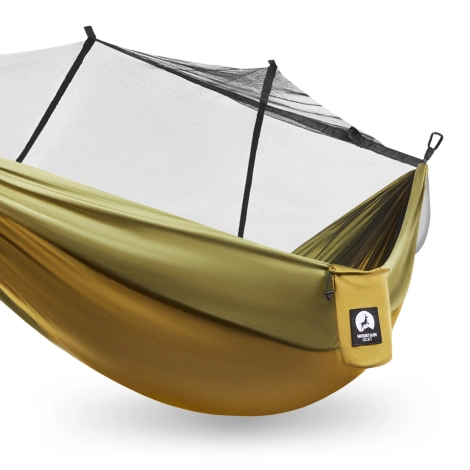 Turistická houpací síť pro jednoho s moskytiérou