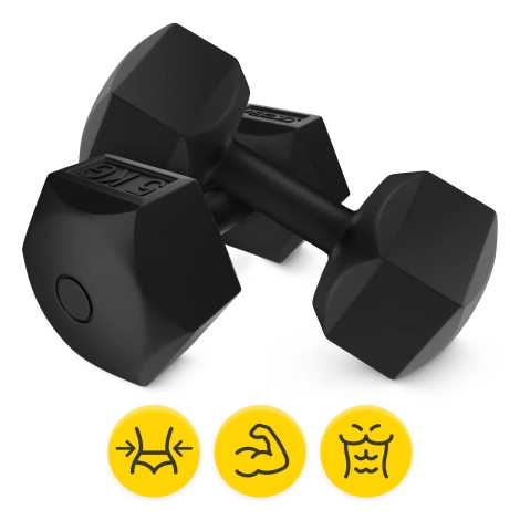 Neoprenové činky 2 x 5 kg