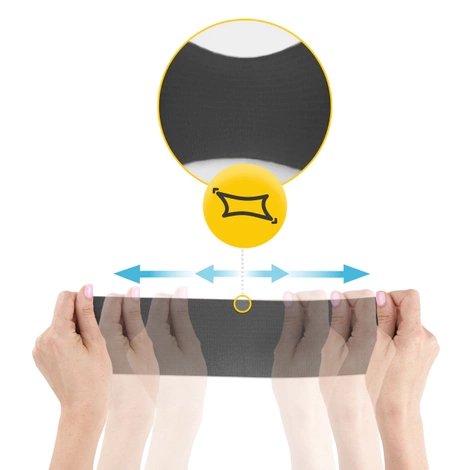 Kohezivní obinadlo 4,5 m × 10 cm černé