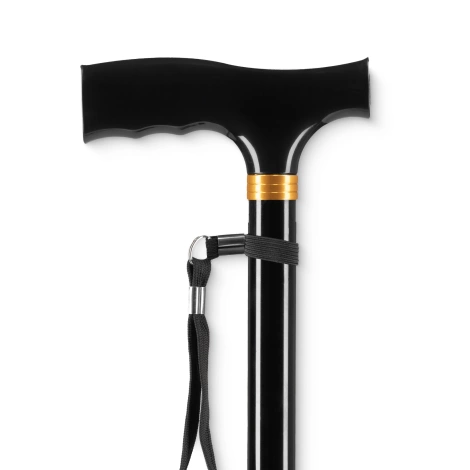 Duralová hůl s dřevěnou rukojetí