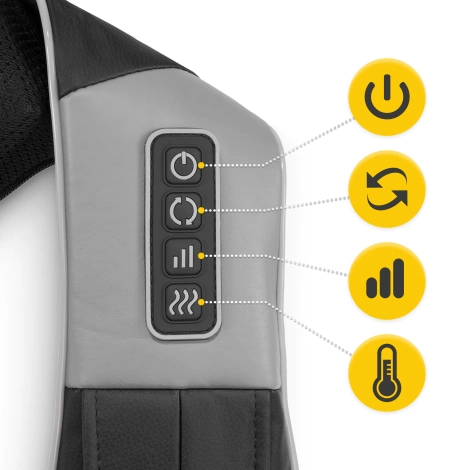 Bezdrátový masážní přístroj na krk SHIATSU ULTRA+