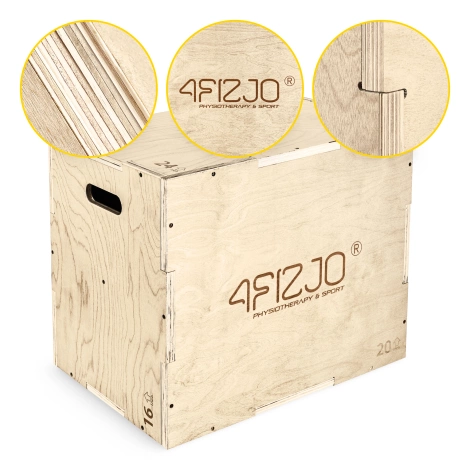 Plyometrická bedna JUMP BOX 40 x 60 x 50