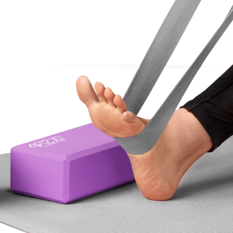 Pěnový blok na jógu růžový