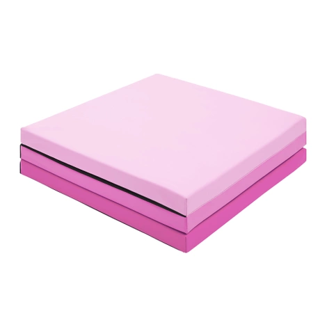 Skládací gymnastická žíněnka růžová