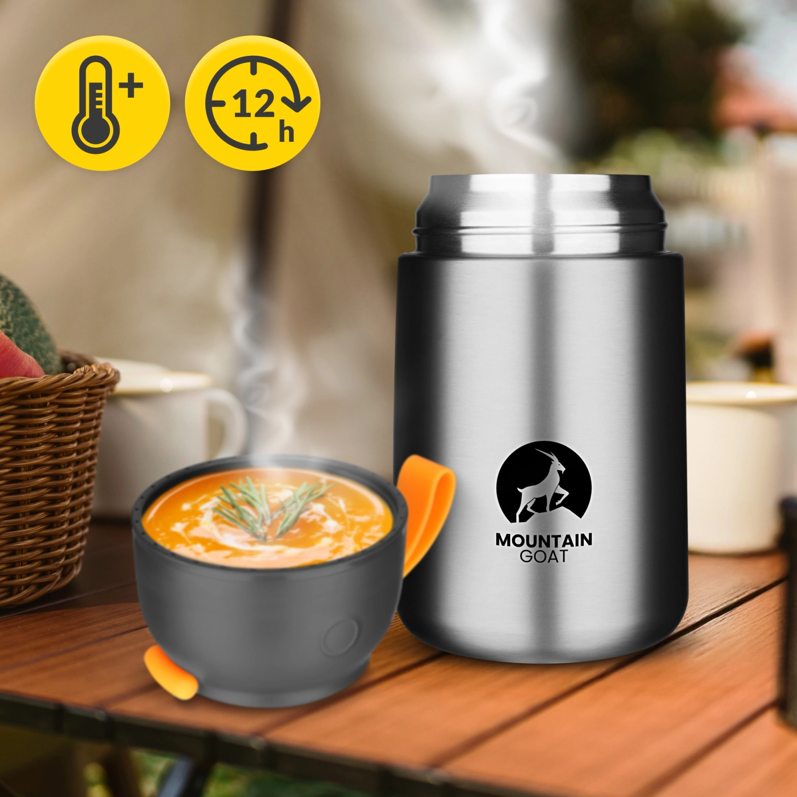 Termoska na jídlo z nerezové oceli 720 ml