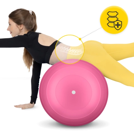 Rehabilitační míč PEANUT AIR BALL růžový