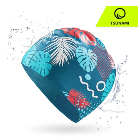 Dámská plavecká čepice TSUNAMI LEAFS