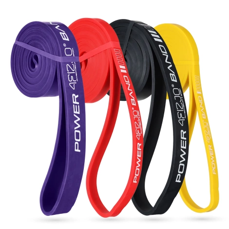 Sada odporových gum POWER BAND 4 ks.