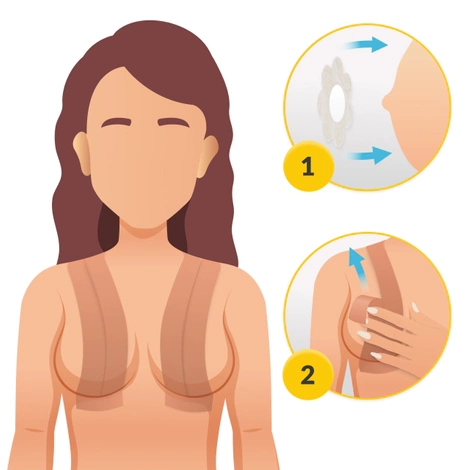 Páska na tvarování poprsí