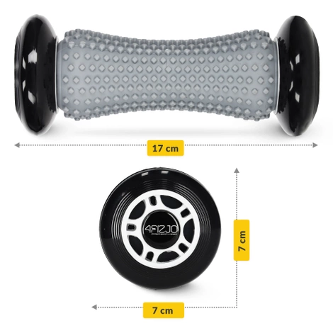 Masážní váleček SPIKE ROLLER šedý