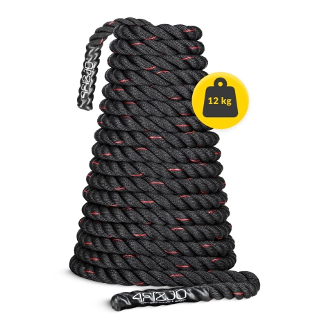 Posilovací lano POWER BATTLE ROPE 15 m