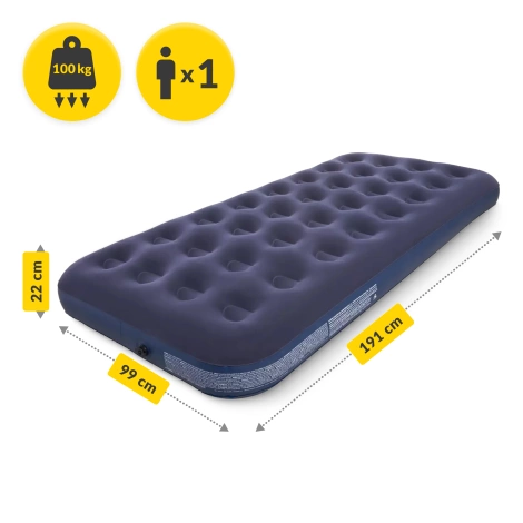 Nafukovací matrace pro jednoho Avenli 191 x 99 x 22 cm + Pumpa