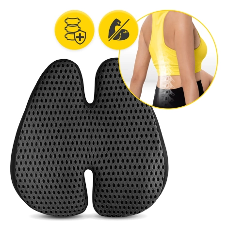 Anatomicky polštář z paměťové pěny černý