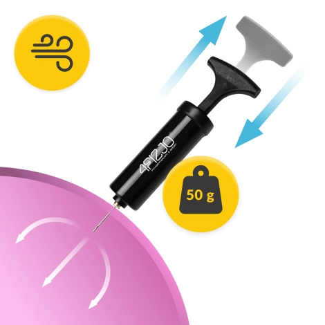 Míč na pilates 22 cm růžový