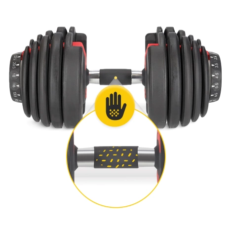 Nastavitelná jednoruční činka Premium 24 kg