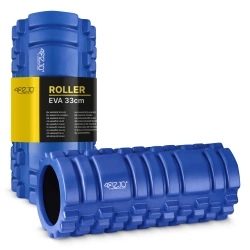 Masážní válec s výstupky EVA 33 cm modrý