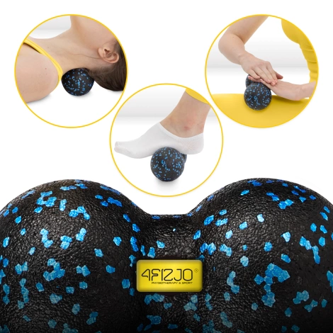 Dvojitý masážní míček EPP 12 cm