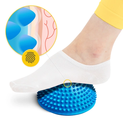 Balanční masážní polokoule 2 ks. modré