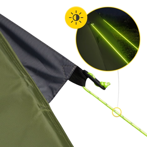 Turistický stan pro dva PRIME DUO MOUNTAIN GOAT zelený