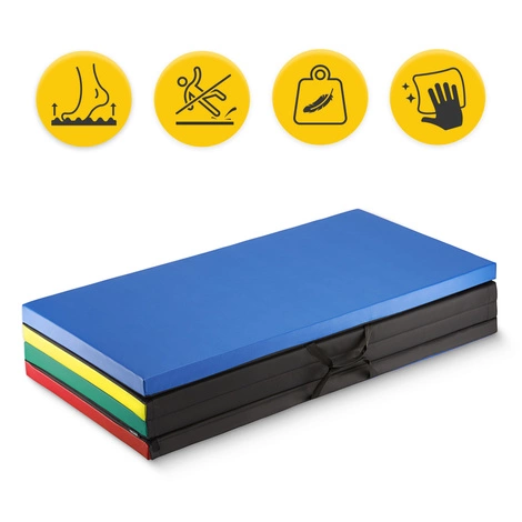 Skládací gymnastická žíněnka XL vícebarevná