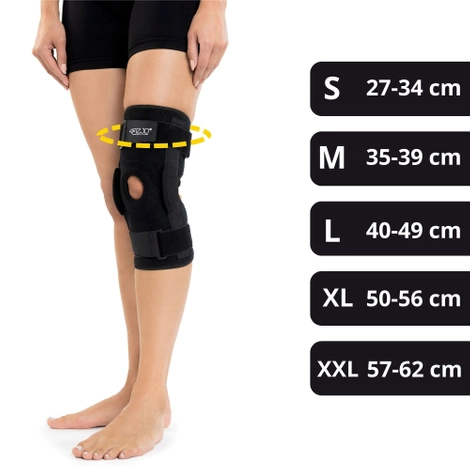 Kolenní ortéza - stabilizátor s panty XXL