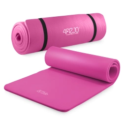 Podložka na cvičení YOGA MAT NBR 1,5 cm růžová