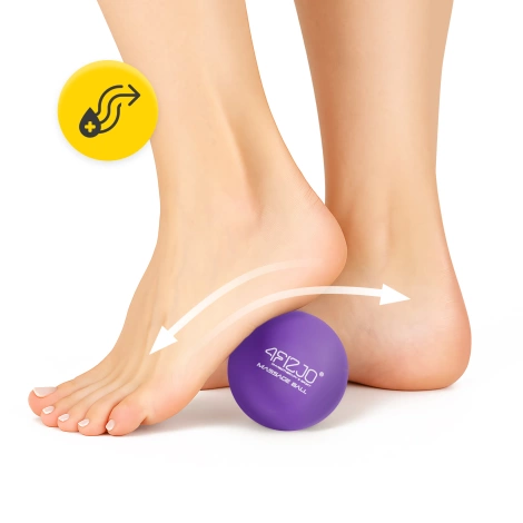 Masážní míček Lacrosse Massage Ball fialový