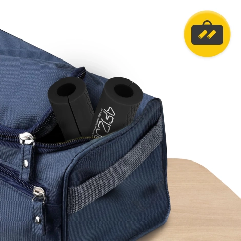 Úchyty na vzpěračskou tyč černé