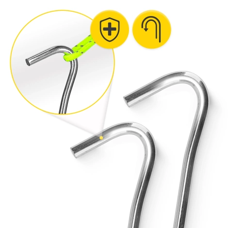 Ocelové stanové kolíky 10 ks.