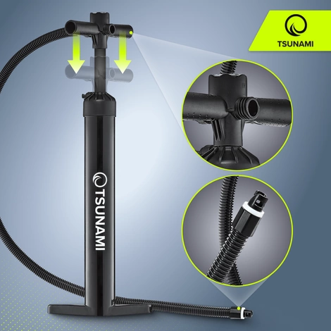 Nafukovací paddleboard SUP TSUNAMI 350cm T12 tmavě modrý