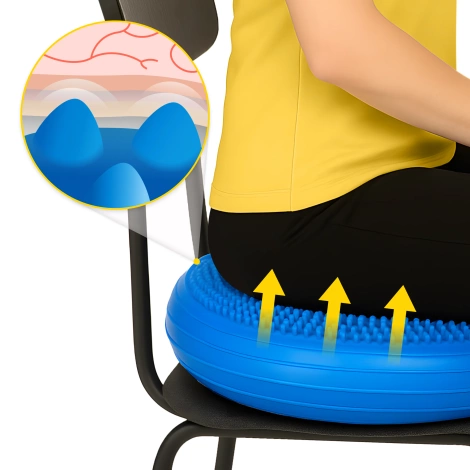 Balanční podložka MED+ 60 cm modrá