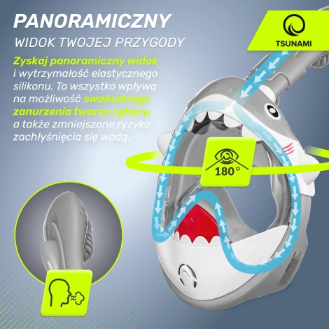 Potápěčská maska pro děti SHARK TSUNAMI