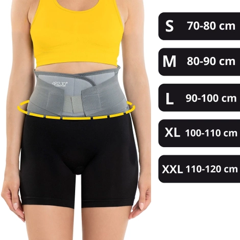 Bederni pas XL šedý