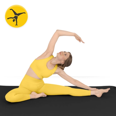 Velká protiskluzová podložka na cvičení TPE 2 cm