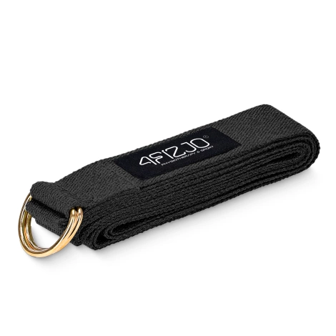 Popruh na jógu černý