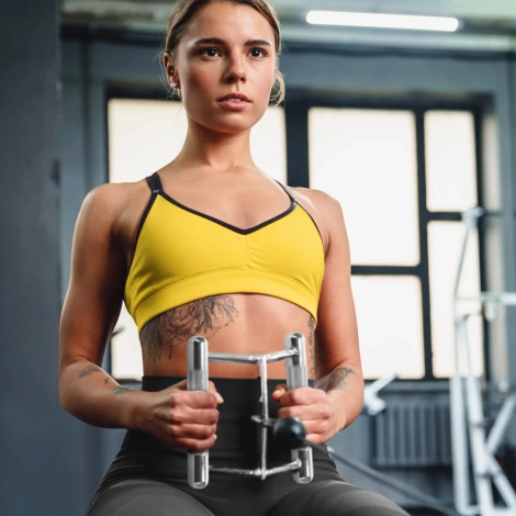 Veslovací obouručný úchop