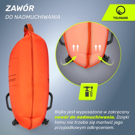 Nafukovací záchranná bójka + Suchá kapsa 2v1 TSUNAMI