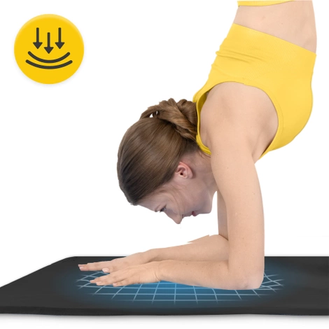 Velká protiskluzová podložka na cvičení TPE 2 cm